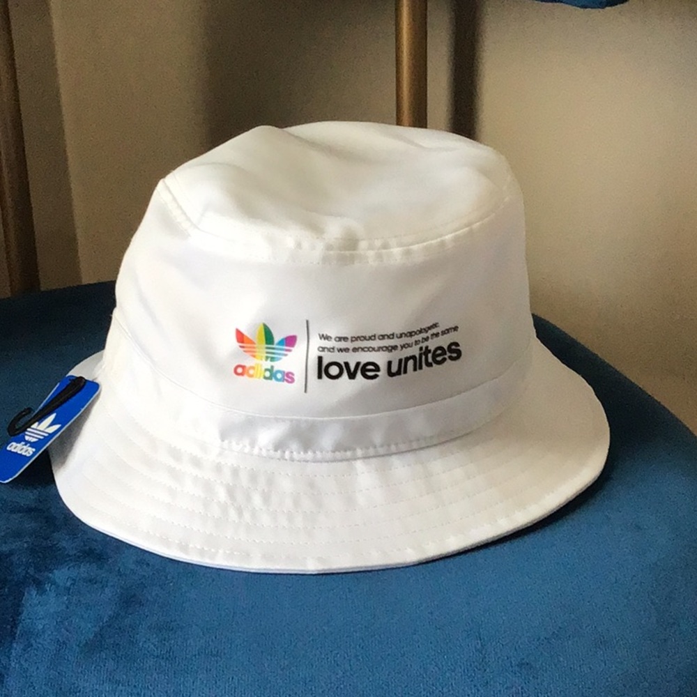 NWT Adidas Originals Love Unites Bucket Hat